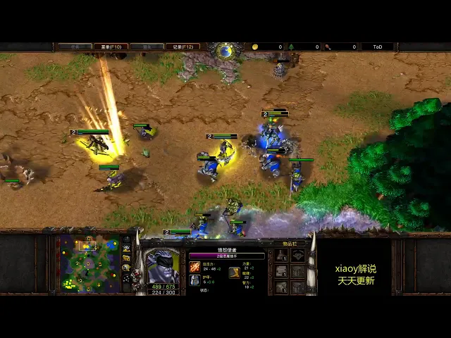 欧洲铁头对抗 魔兽争霸xiaoy解说hot cooper